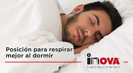 Posición para respirar mejor al dormir