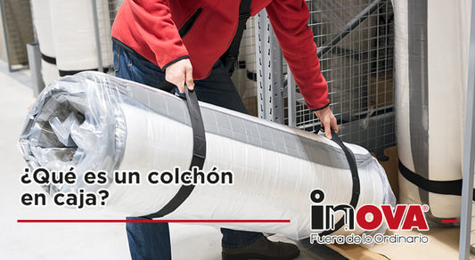 ¿Qué es un colchón en caja?