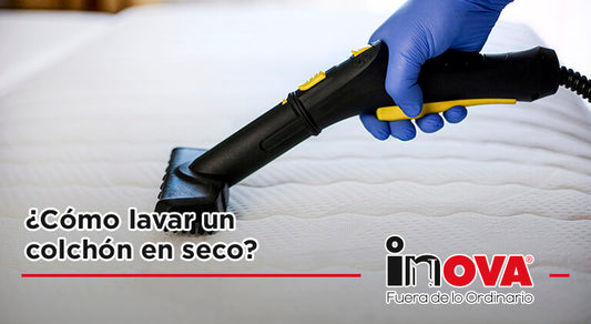 ¿Cómo lavar un colchón en seco?