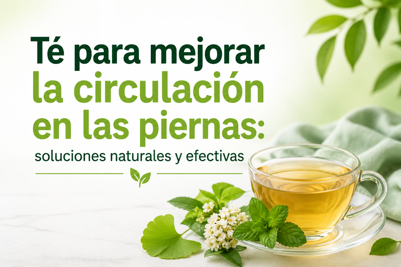 Té para mejorar la circulación en las piernas: Soluciones naturales y efectivas