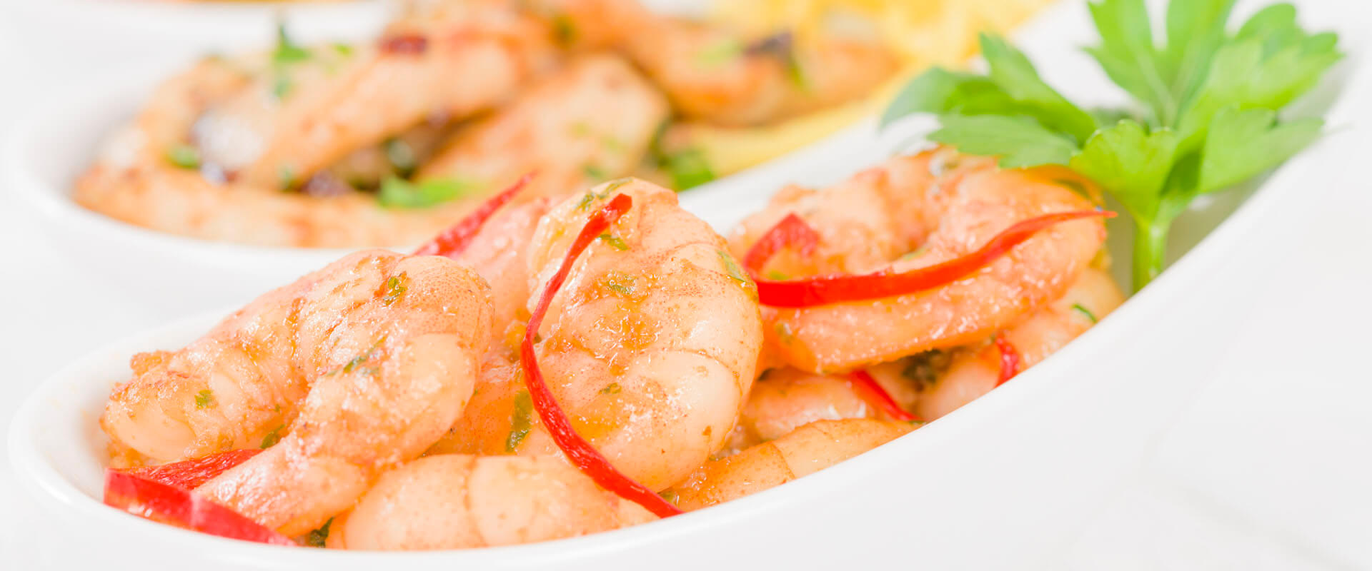 Camarones al ajillo estilo Mr. Kuk-Cocina