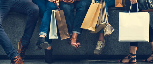 Personas comprando en el Buen Fin 2019.