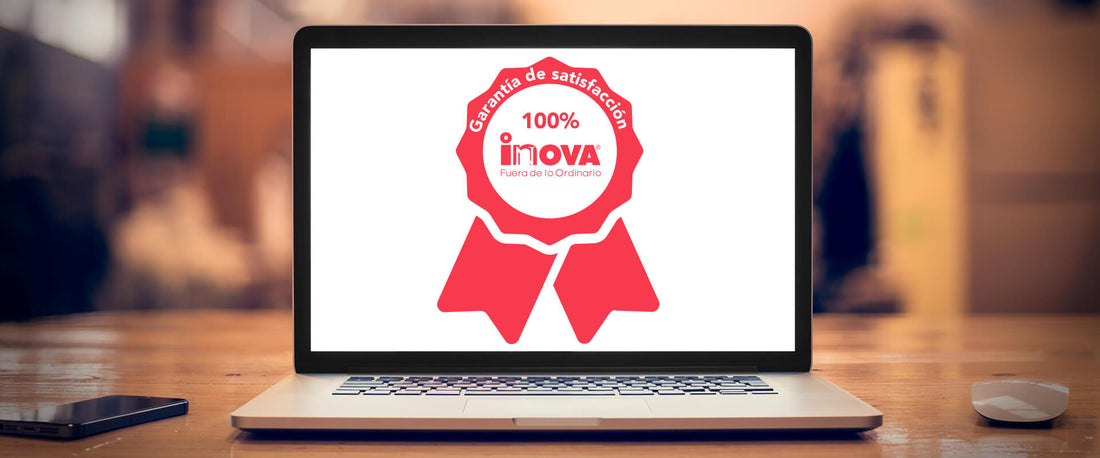 Imagen con el sello de garantía de satisfacción total en Inova.