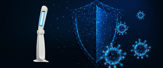 luz uv lámpara desinfectar superficies