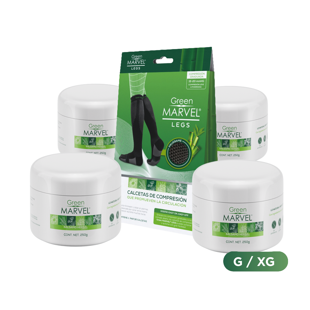 Green Marvel 250g four-piece set with Green Marvel Legs, featuring vibrant green color and durable construction for versatile use