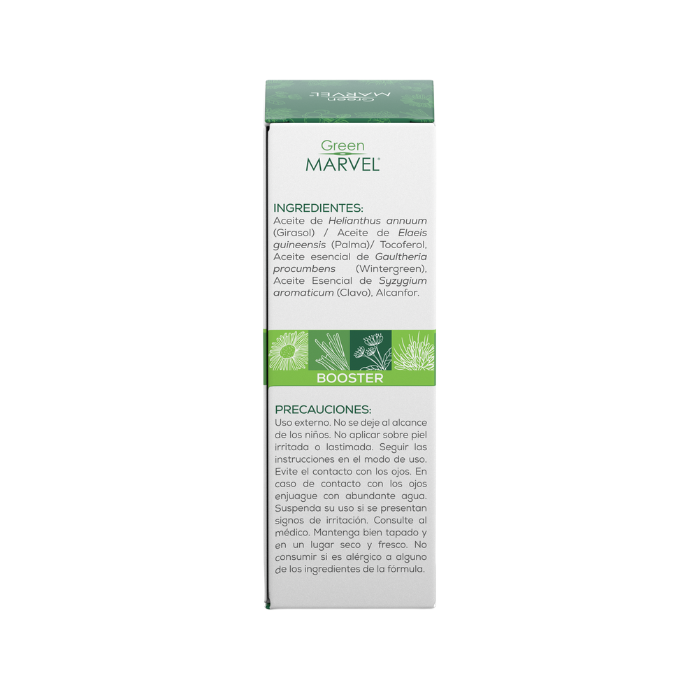 Green Marvel 250g 4 pzs + 1 Booster + 1 GM 250 de regalo
