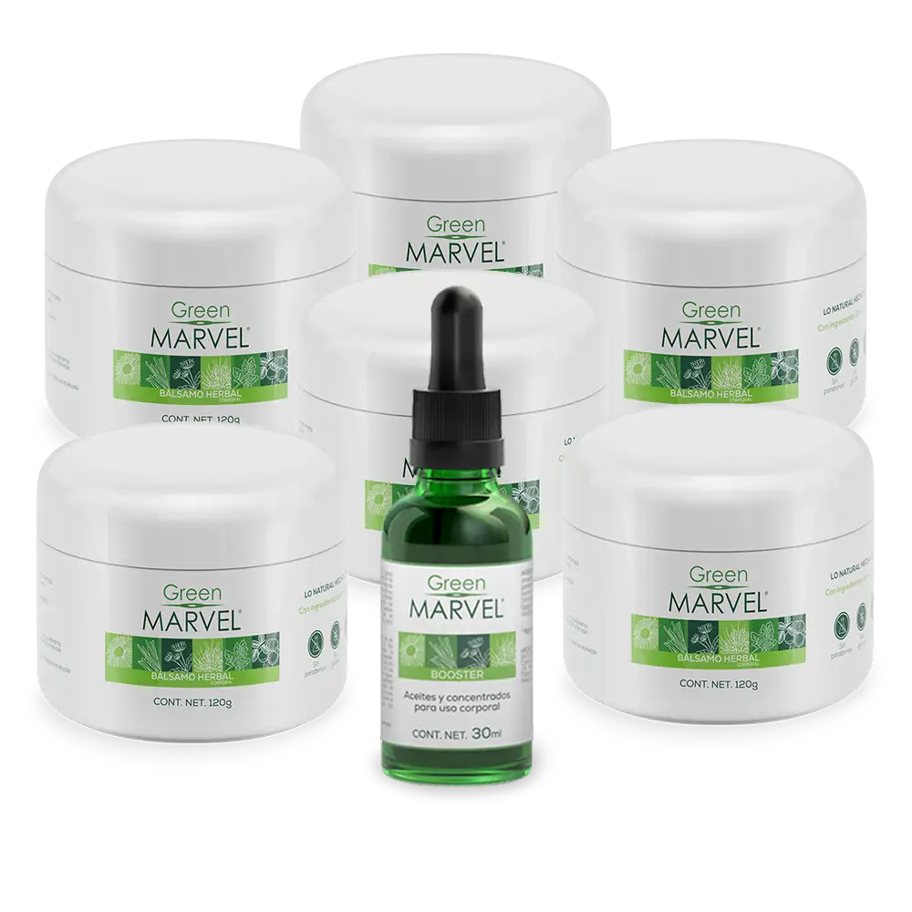Green Marvel 120g 6 pzs + 1 Booster