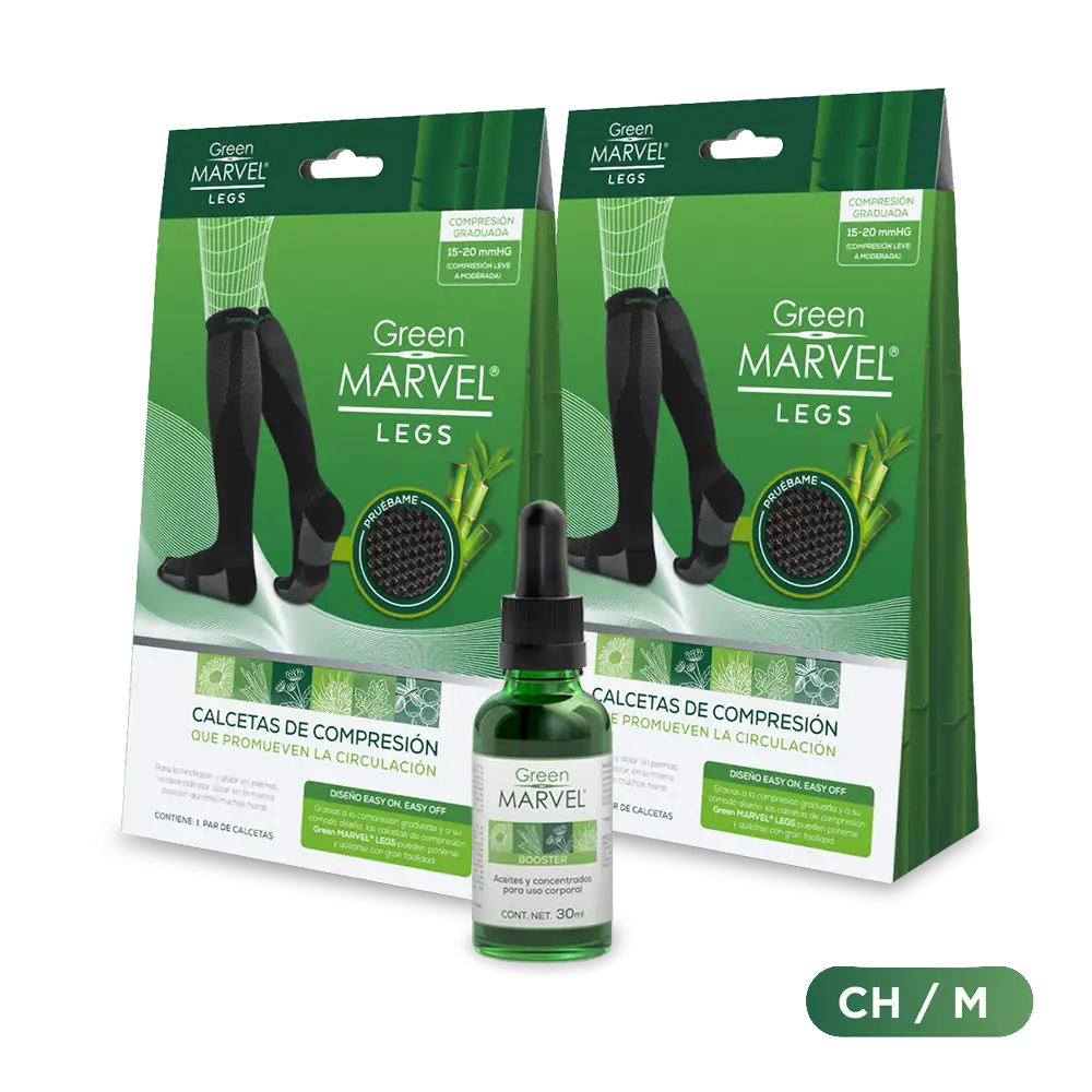 Green Marvel Legs 2 pzs + 1 pz Green Marvel Booster