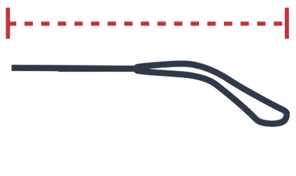 Representación sobre dónde se mide la varilla.