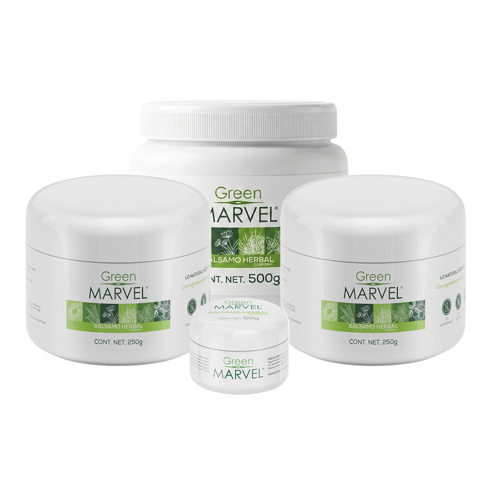 Green Marvel 500g 1 pz + 2 GM 250g + 1 GM de bolsillo (50g)