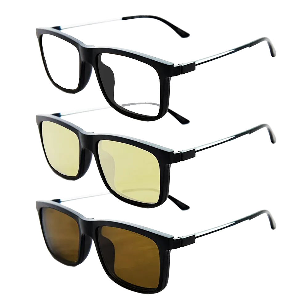 Lentes de sol Eagle Eyes® SuperSight Sistema 3 en 1