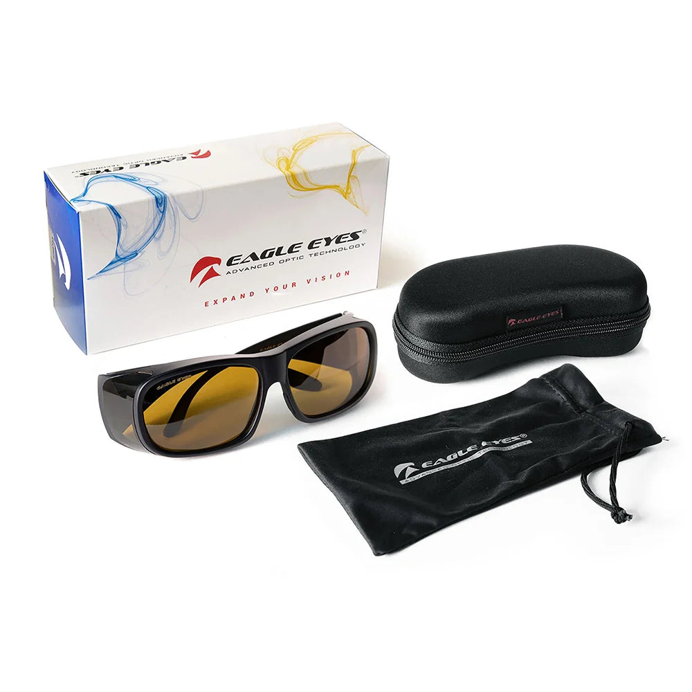 Lentes de sol Eagle Eyes® Fit Ons Black