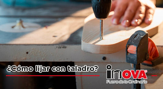 ¿Cómo lijar con taladro?