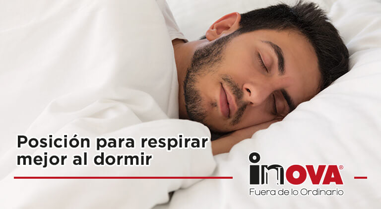 Posición para respirar mejor al dormir