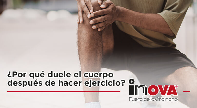 ¿Por qué duele el cuerpo después de hacer ejercicio?