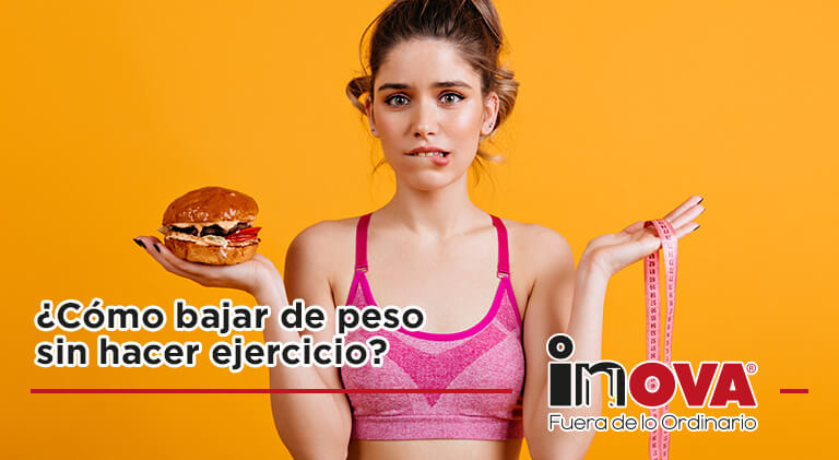 ¿Cómo bajar de peso sin hacer ejercicio?-Ejercicio