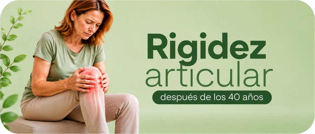 Rigidez articular después de los 40 años: causas, síntomas y cómo mejorar tu movilidad