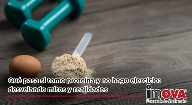 ¿Qué pasa si tomo proteína y no hago ejercicio? Desvelando mitos y realidades