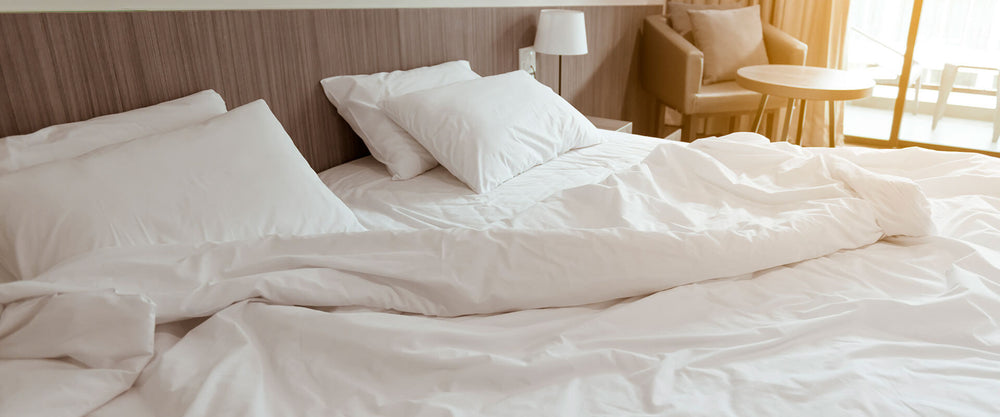 Cama con almohadas soñare encima.