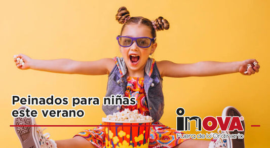 Peinados para niñas este verano-Belleza