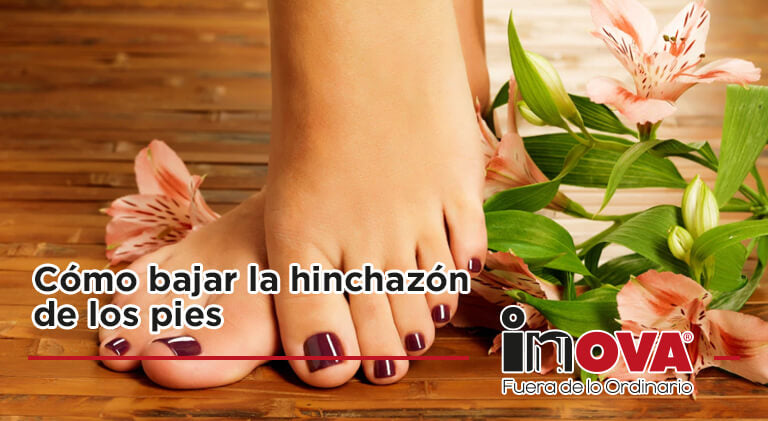 Cómo bajar la hinchazón de los pies