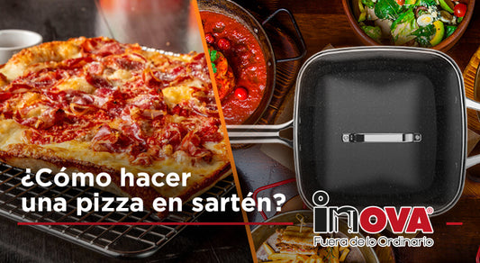 ¿Cómo hacer una pizza en sartén?