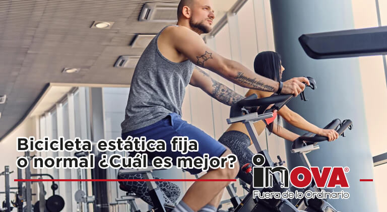 Bicicleta estática fija o normal ¿Cuál es mejor?