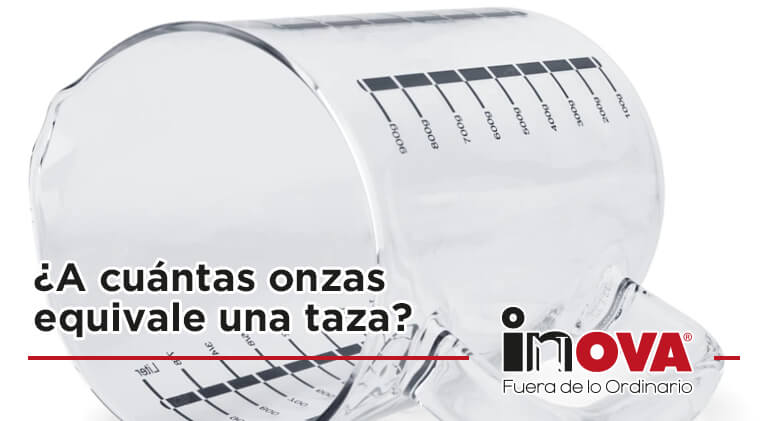 ¿A cuántas onzas equivale una taza?-Inova News
