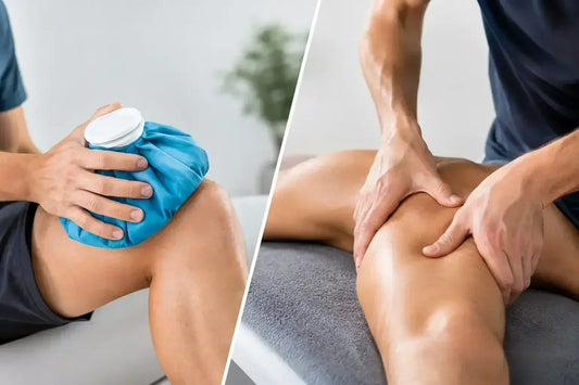 Compresas frías versus masaje muscular: ¿cuál usar?