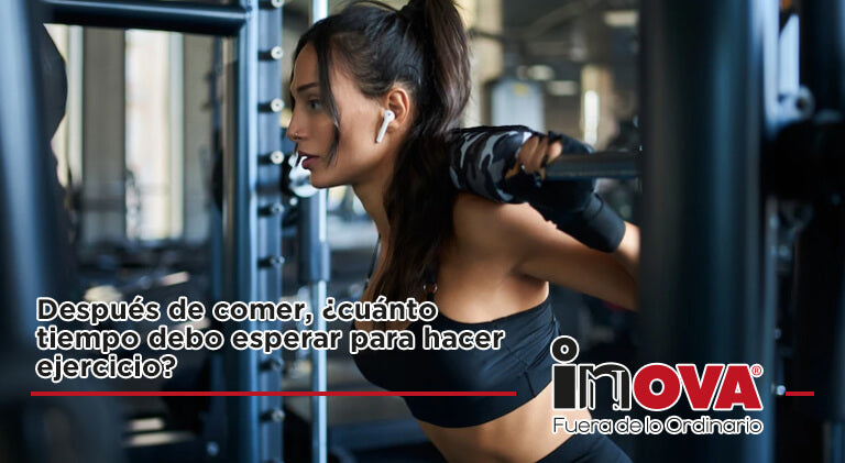 Después de comer, ¿cuánto tiempo debo esperar para hacer ejercicio?