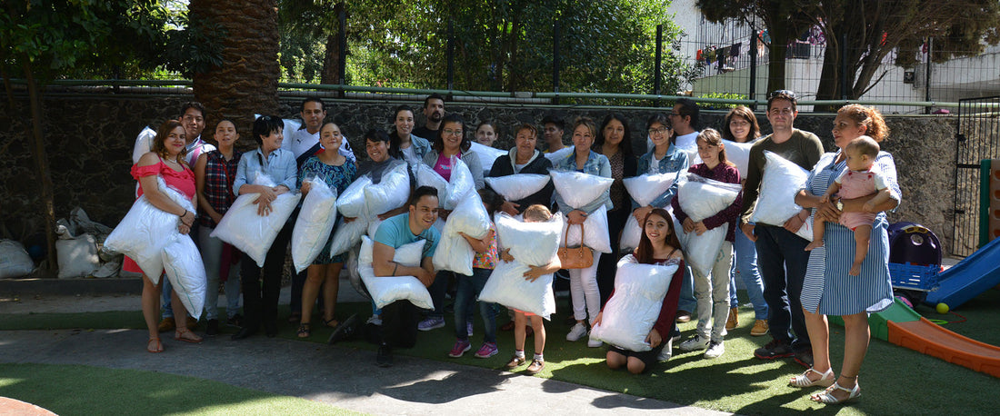 Fundación Inova® dona Almohadas Sognare® a pequeños en Casa Hogar-Hogar