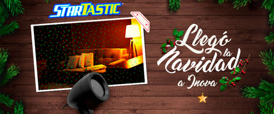Luces láser Startastic para adornar esta Navidad.