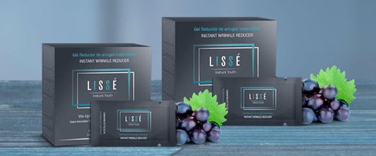 Varias cajas del producto de belleza LISSÉ, que ayuda a salir bien en las selfies.