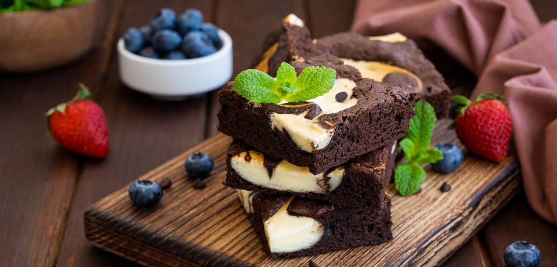 receta tarta de queso con brownies