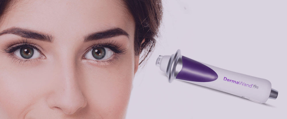 Rutina de belleza contorno de ojos con DermaWand® Pro-Ejercicio