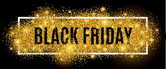 Black Friday destellos dorados