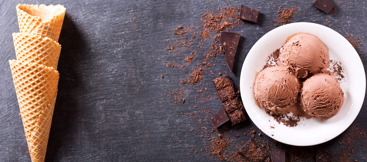 helado de chocolate