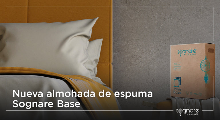 Nueva almohada de espuma Sognare Base-Inova News