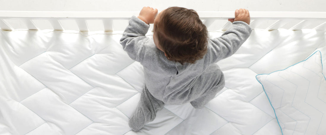 cubre colchón impermeable para niños