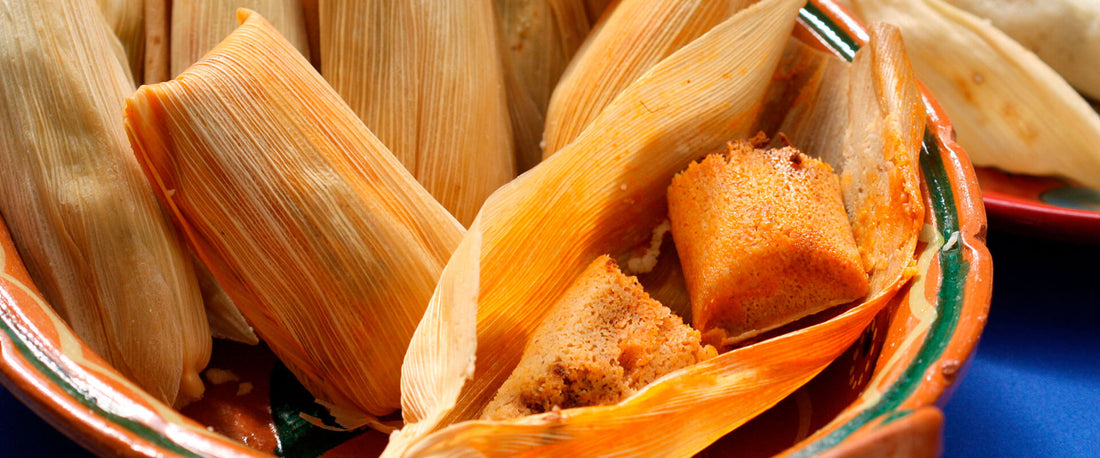 Imagen de tamales de distintos sabores para festejar la Candelaria.