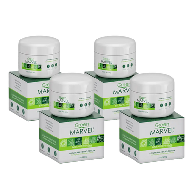 Green Marvel 120g, medidas del envase.