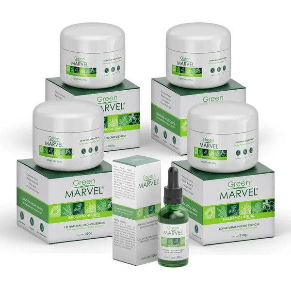 Green Marvel 250g 4 pzs + 1 Booster
