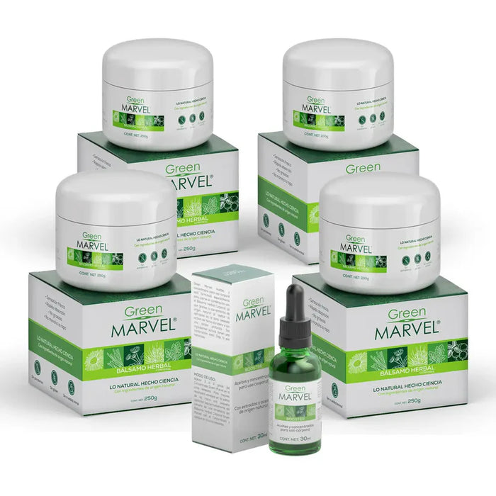 Green Marvel 250g 4 pzs + 1 Booster