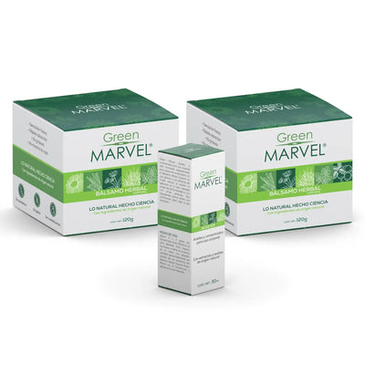 Green Marvel 120g 2 pzs + 1 Booster