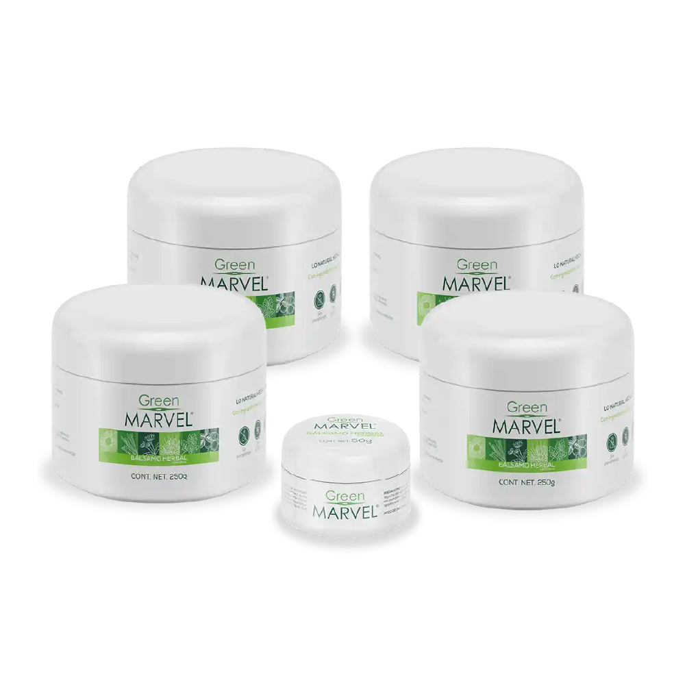 Green Marvel 250g 4 pzs + 1 GM bolsillo (50g)