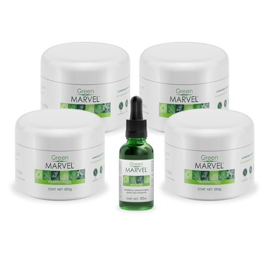 Green Marvel 250g 4 pzs + 1 Booster