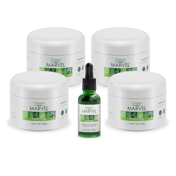 Green Marvel 250g 4 pzs + 1 Booster