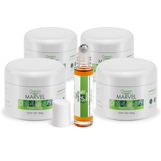 Green Marvel 250g 4 pzs + 1 RollOn