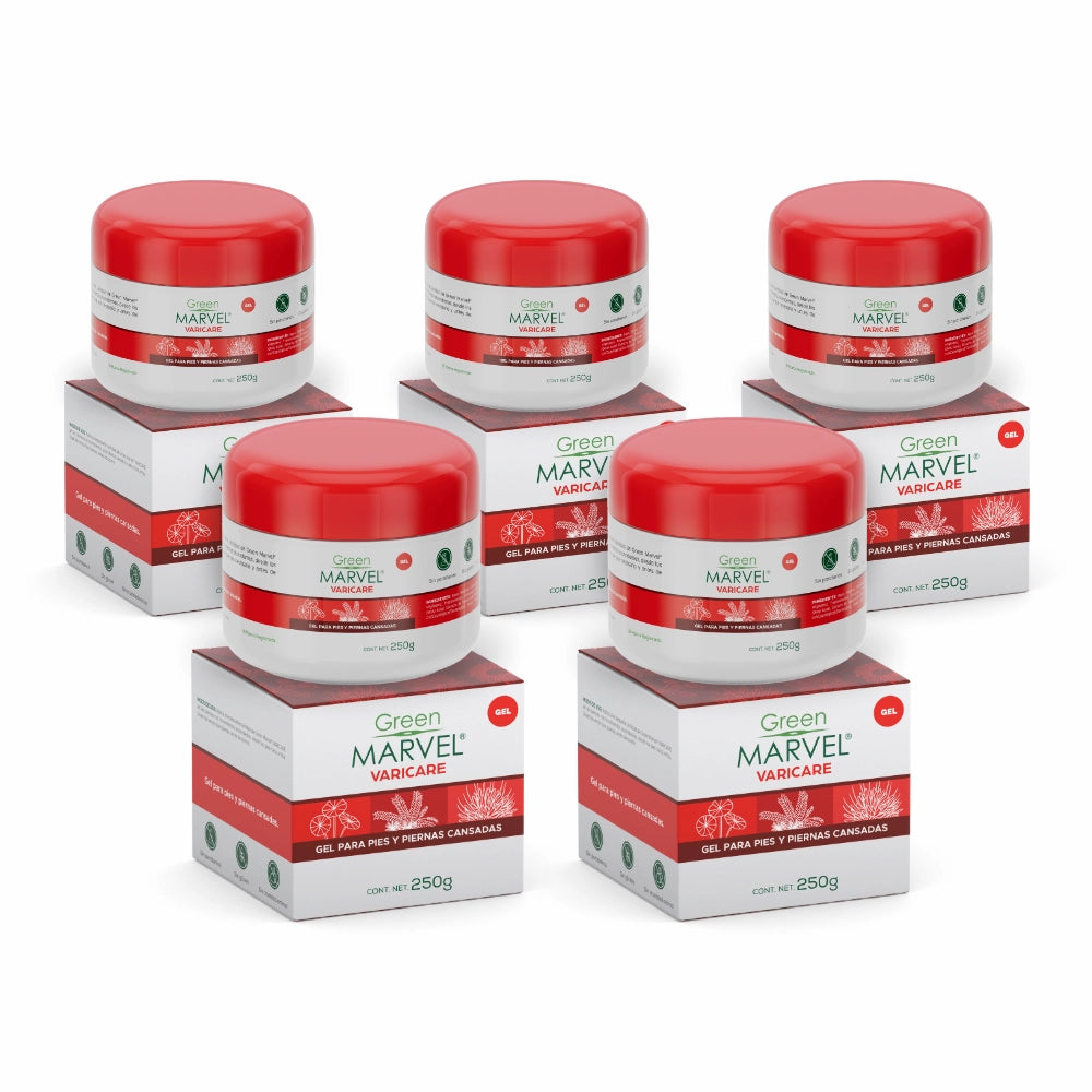 Paquete Green Marvel Varicare 5 pzs