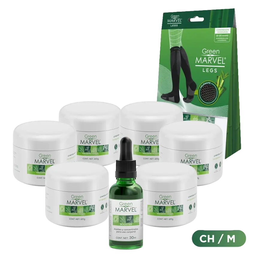 Green Marvel 120g 6 pzs + 1 Booster + 1 Legs